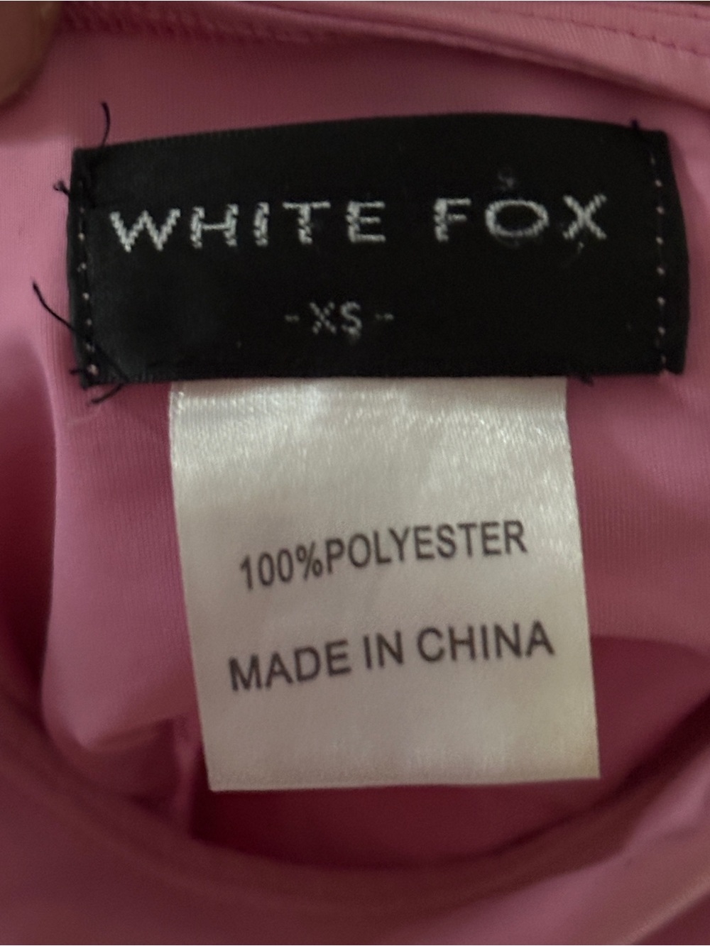 White Fox Boutique Pink Ruched Two Piece Cutout Mini Skirt Set - Picture 5 of 6